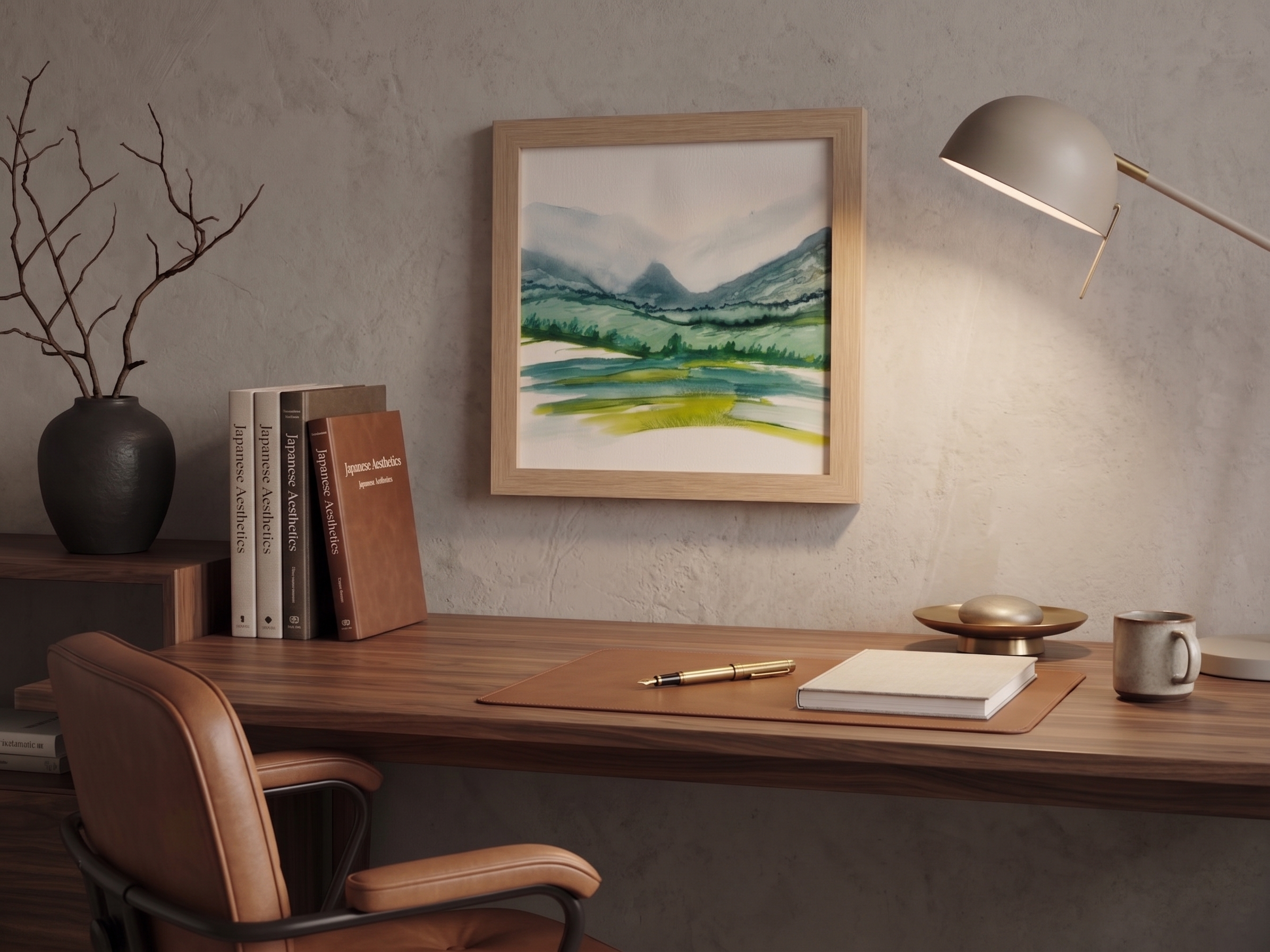 Abstract landscape — abstract landscape mockup